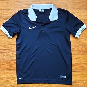 Nike Football Soccer Dri Fit Polo Shirt, M